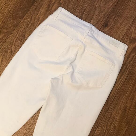 Paige White Hoxton Ankle Skinny Jeans in Crisp White Size 27 - Picture 7 of 12